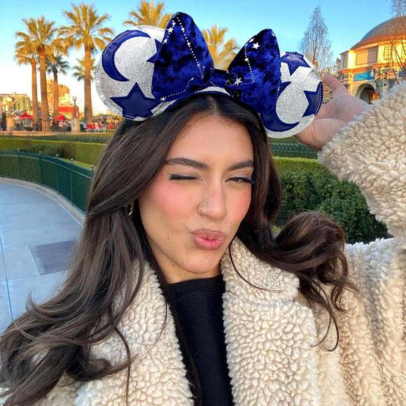 2025 Disney Parks Fantasia Constellation Star Moon Sorcerer Mickey Ears Headband - Picture 4 of 7